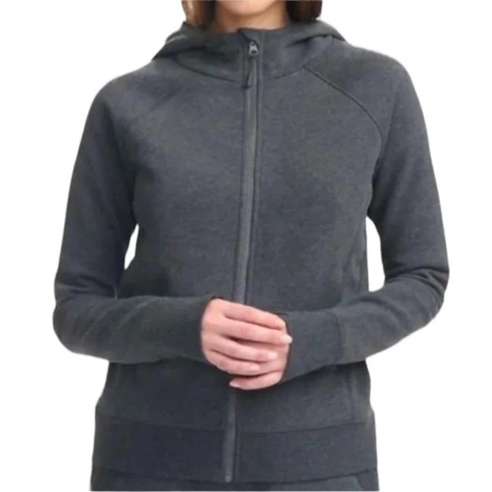 LOLE Essential Zip-Up Hoodie‎ Women’s Small Dark Gray Soft Cozy Jacket Outdoor